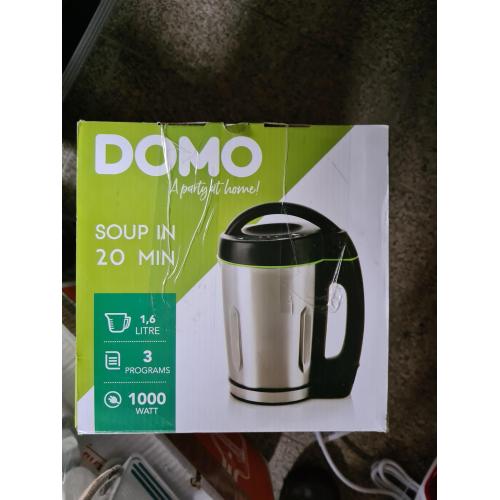 SOEPMAKER DOMO 'soup in 20 minuten' - 1.6 liter - 1000 WATT