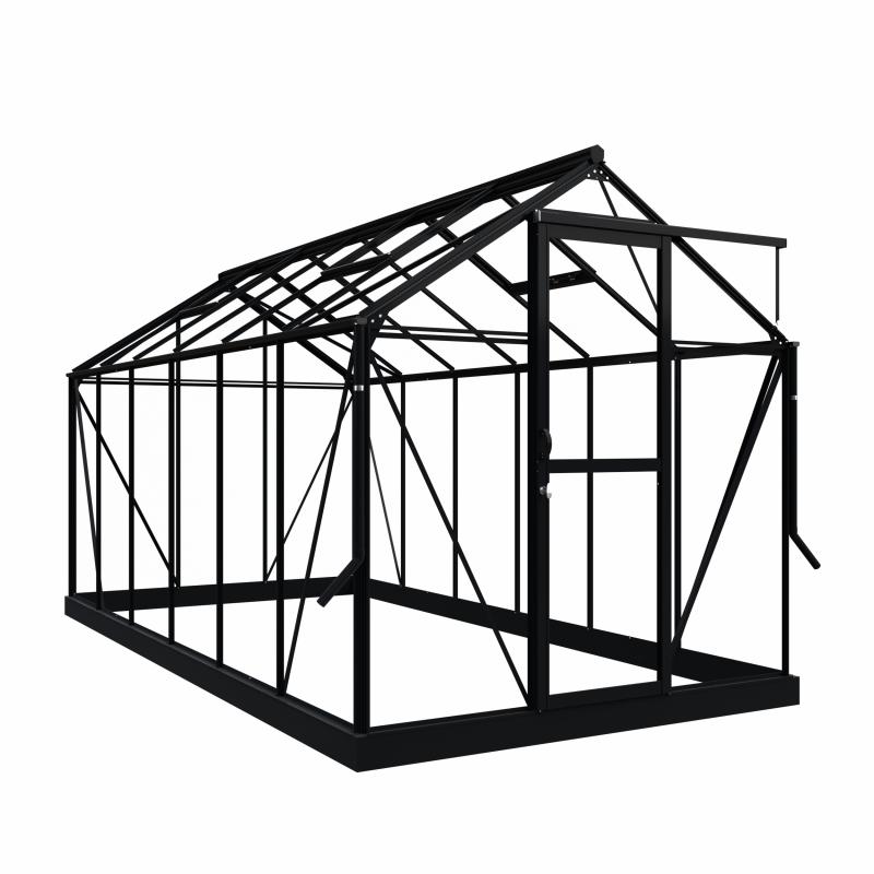 Tuinkas Mary IV zwart VG 3mm