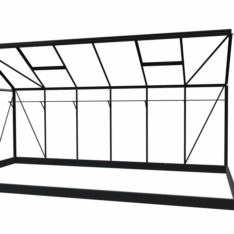 Tuinkas Mary IV zwart VG 3mm