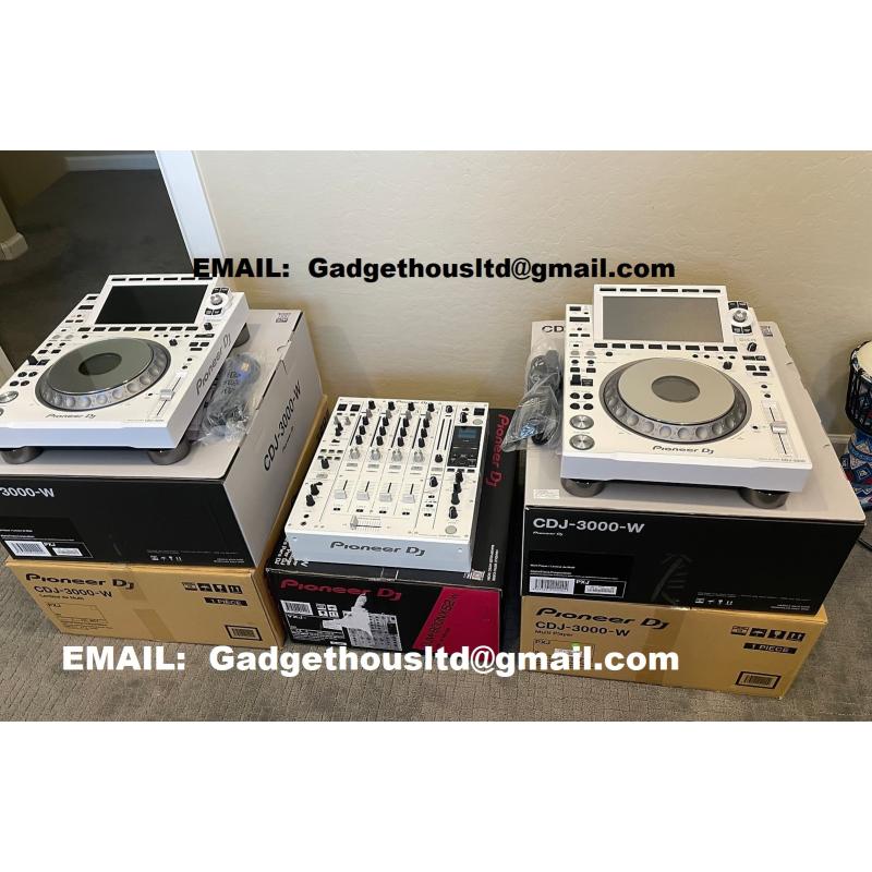 Te koop Pioneer DJ CDJ-3000-W / Pioneer DJM-A9 DJ Mixer / Pioneer CDJ-Tour1/ Pioneer CDJ-2000NXS2 / Pioneer DDJ RZX DJ Controller/ Pioneer DJ OPUS-QUAD DJ-systeem