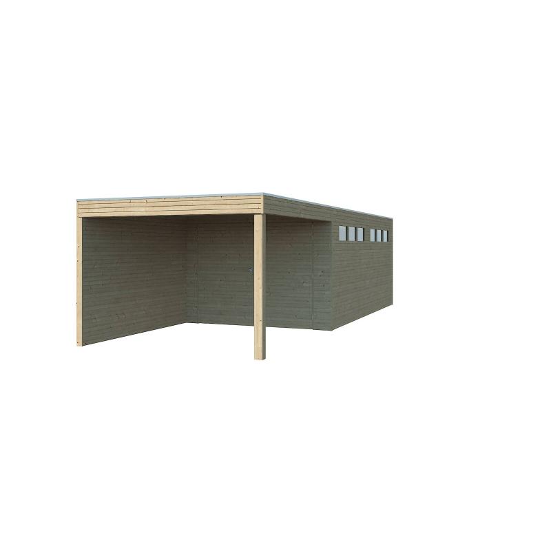 Houten garage 7211 EXT 300 IMP: 810X 30x216 cm