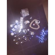 KERSTVERSIERING WIT EN ZILVER
