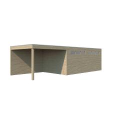 Houten garage 7211 EXT 300 IMP: 810X 30x216 cm