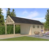 NIEUW Cottage carport-garage 3611EXT