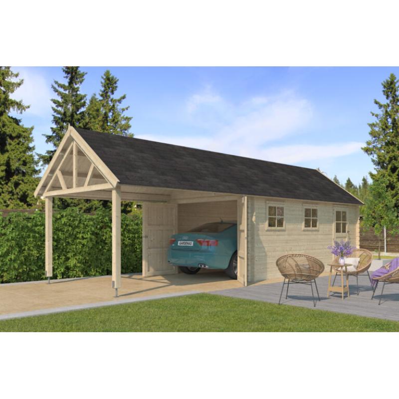 NIEUW Cottage carport-garage 3611EXT