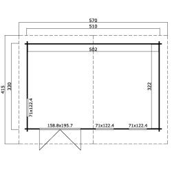 NIEUW Modern luxe blokhut Baruda 53
