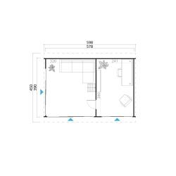 Luxe Blokhut Murano 3 Set