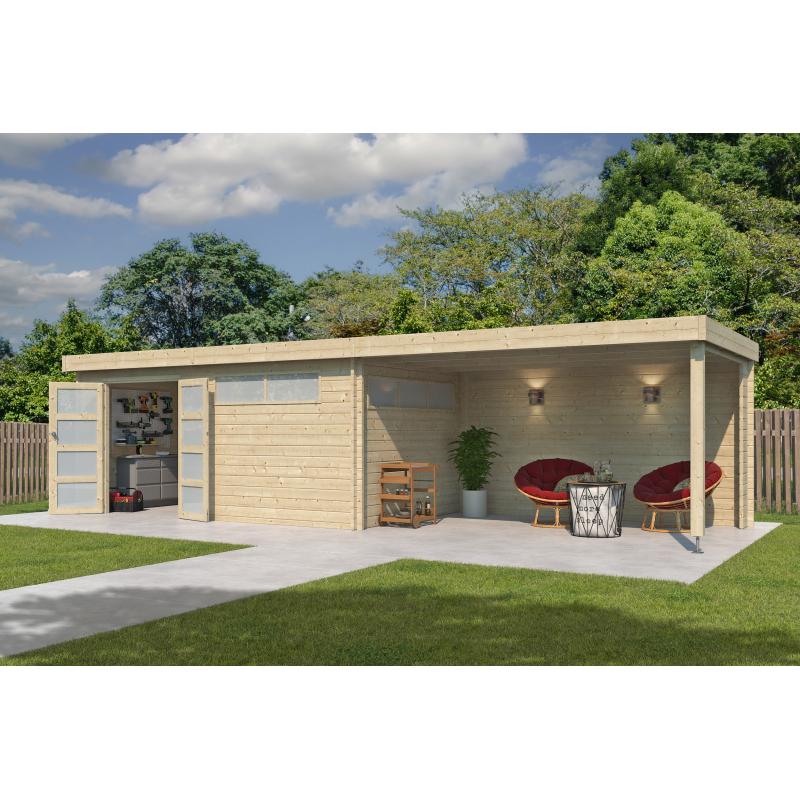 NIEUW Blokhut 44mm dik: 4601EXT400ISO