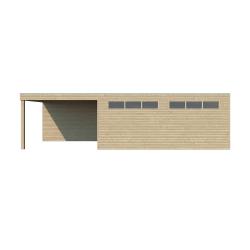 Houten garage 7211 EXT 300 IMP: 810X 30x216 cm