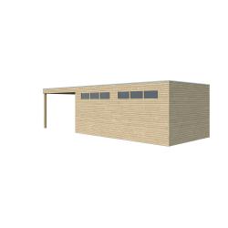 Houten garage 7211 EXT 300 IMP: 810X 30x216 cm