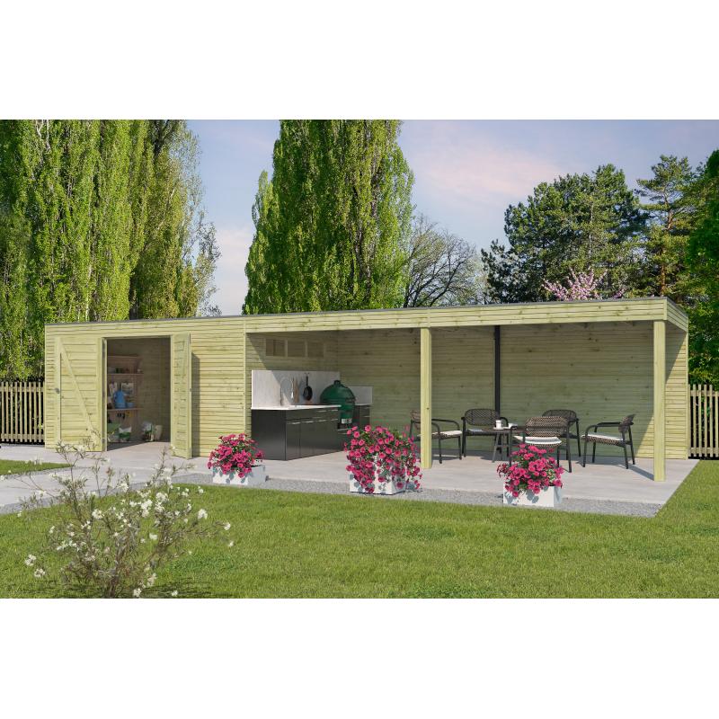 NIEUW Modern tuinhuis Qube 7203EXT600