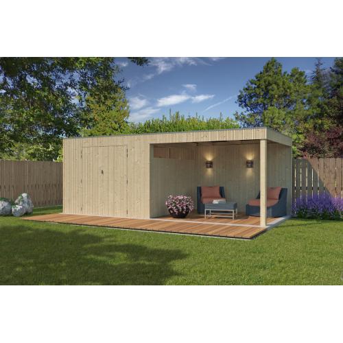 Nieuw modern houten tuinhuis 8312EXT300