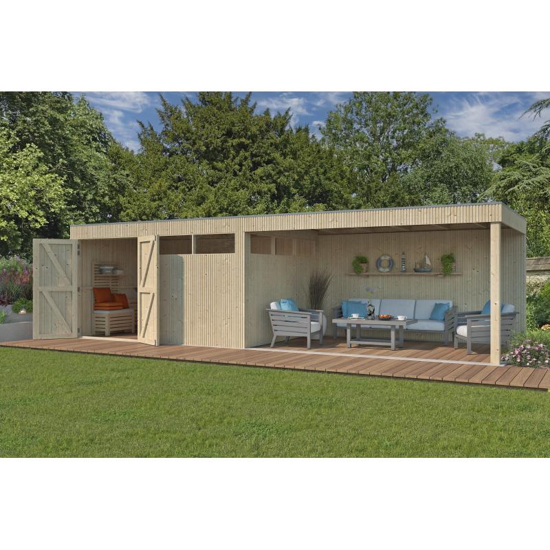NIEUW Modern tuinhuis Qube 8313EXT400