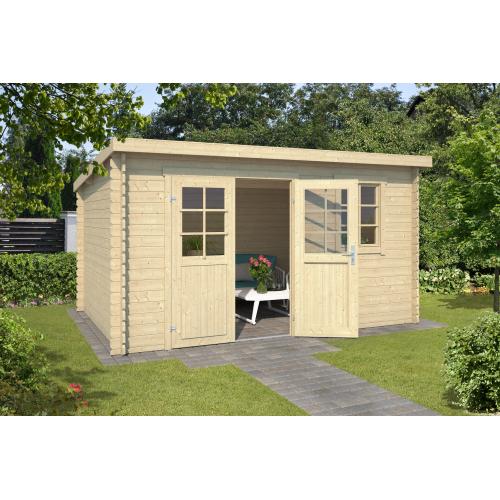 Blokhut Amira 380x230 Onbehandeld vuren