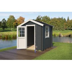 Blokhut Wels 200x200 Geïmpregneerd olijfgroen