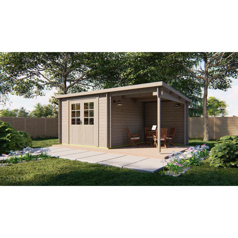 Tuinhuis Dora | 28 mm | vuren onbehandeld