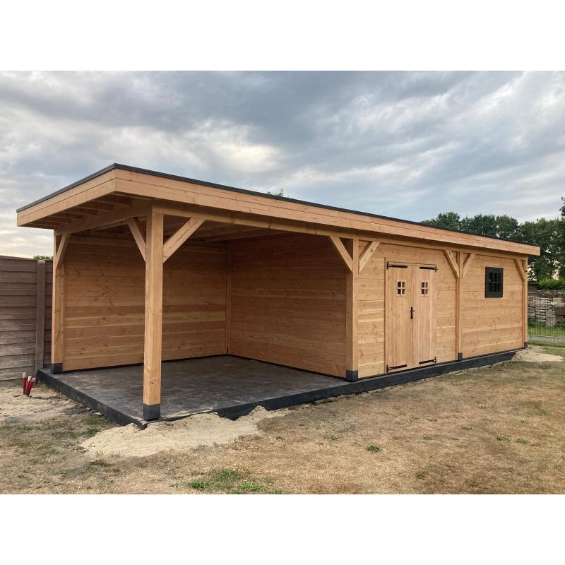 Maatwerk - Douglas houten bijgebouwen, tuinhuisjes en overkappingen.