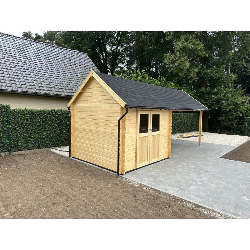 NIEUW Cottage Tuinhuis met overkapping 3601EXT