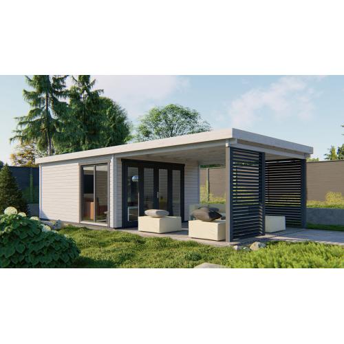 Blokhut - Tuinhuis Casper | 58 mm | vuren onbehandeld
