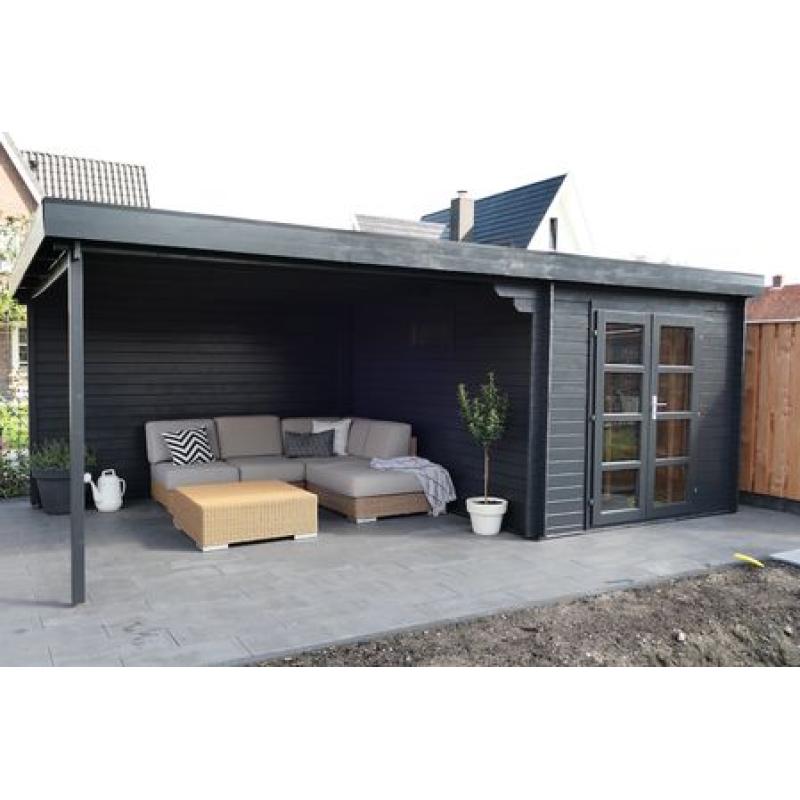 Blokhut - Tuinhuis Diederick | 28 mm | vuren onbehandeld
