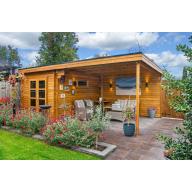 Blokhut - Tuinhuis Diederick | 28 mm | vuren onbehandeld