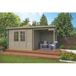 Blokhut - Tuinhuis Dora | 28 mm | vuren onbehandeld