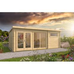 Blokhut - Tuinhuis Flow 2.0 | 40 mm | vuren onbehandeld