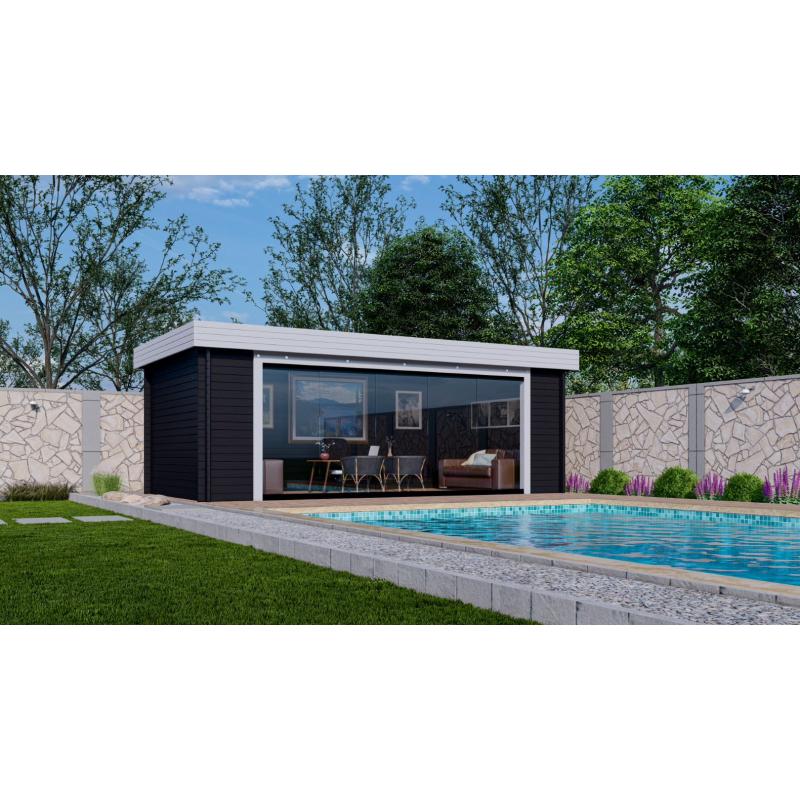 Nieuw modern Blokhut G6634