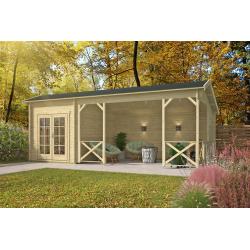 Blokhut - Tuinhuis Kukka | 40 mm | vuren onbehandeld