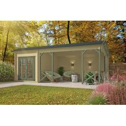 Blokhut - Tuinhuis Kukka | 40 mm | vuren onbehandeld