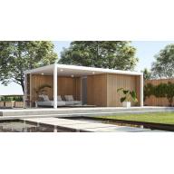 Strak tuinhuis MALUWI -Aluminium in diverse standaard maten