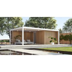 Strak tuinhuis MALUWI -Aluminium in diverse standaard maten