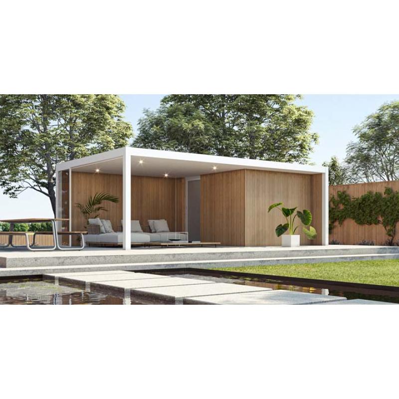 Strak tuinhuis MALUWI -Aluminium in diverse standaard maten