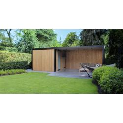 Strak tuinhuis MALUWI -Aluminium in diverse standaard maten