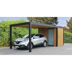 Strak tuinhuis MALUWI -Aluminium in diverse standaard maten