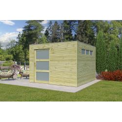 Tuinhuis Qube BS 300x300x216 cm