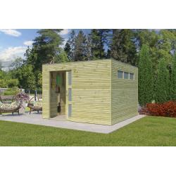 Tuinhuis Qube BS 300x300x216 cm