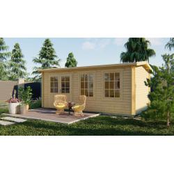 Blokhut - Tuinhuis Sophie | 40 mm | onbehandeld