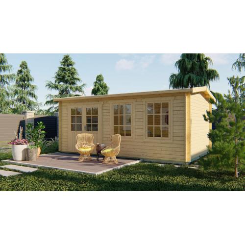 Blokhut - Tuinhuis Sophie | 40 mm | onbehandeld