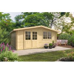 Blokhut - Tuinhuis Toledo | 34 mm | vuren onbehandeld