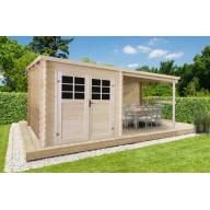 Tuinhuis Actiemodel P88915: 2380+3020 x 2380 mm