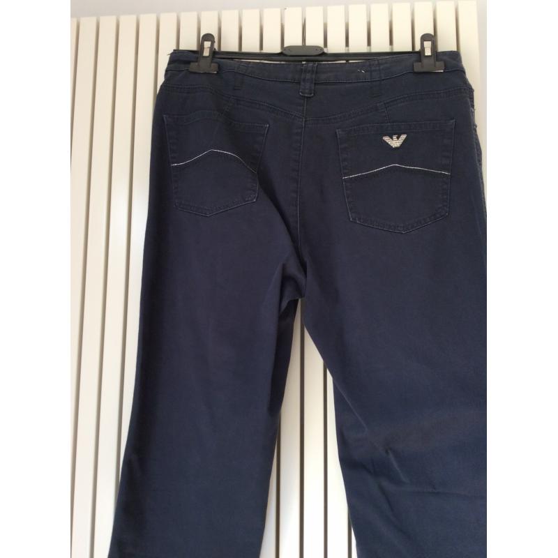 Blauwe broek van ARMANI