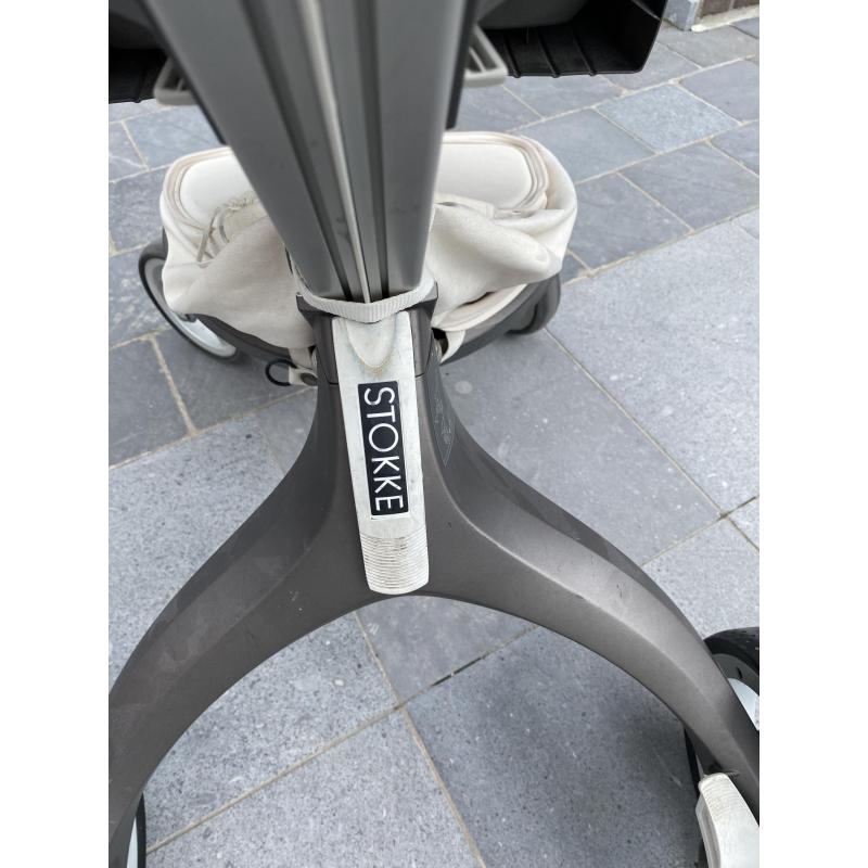 Combinatie kinderwagen en buggy merk Stokke.