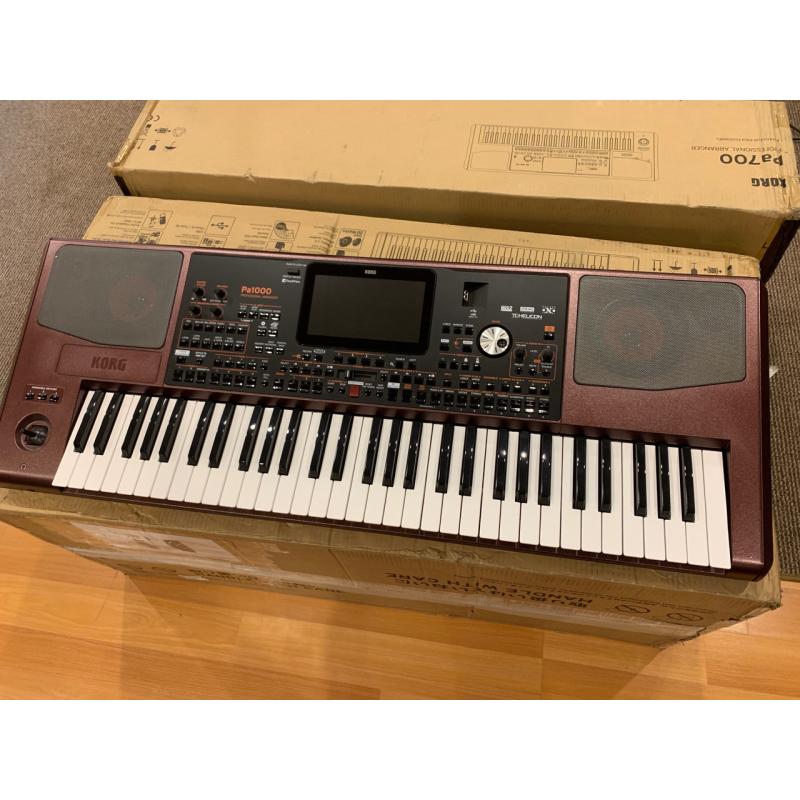 Verkoopt Korg Pa1000 61-toetsen, Korg Kronos2, Korg Pa4X 61-toetsen, Korg Pa5X 61: 61 toetsen (C2-C7)/76-toetsen, Korg OASYS, Korg M3 Workstation, Roland FANTOM-8 88 toetsen, Roland Fantom-X8, Roland Fantom G8, Nord Stage 3