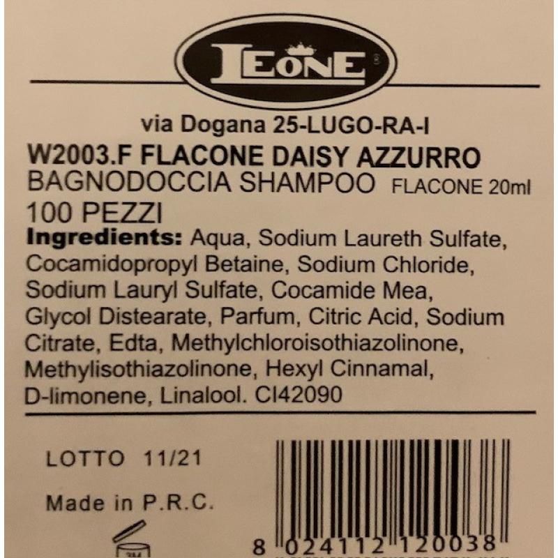 Shampoo/douchegel flesjes en zeepjes Lotus & Limone