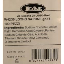 Shampoo/douchegel flesjes en zeepjes Lotus & Limone