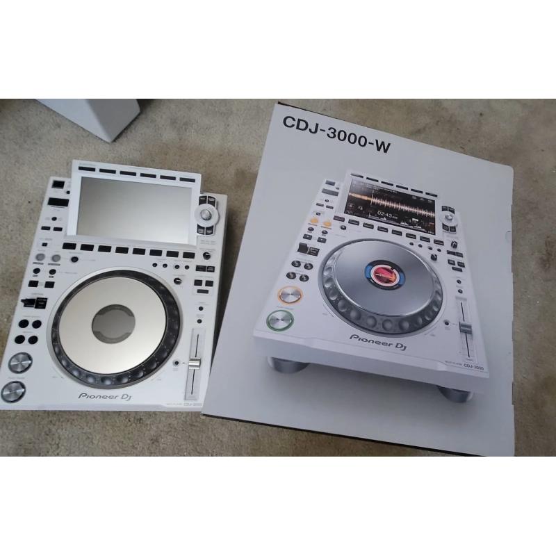 Verkauft Nieuwe DJ SET 2x Pioneer DJ CDJ-3000-W +1 DJM-900NXS2-W Limited Edition/ 2x Pioneer DJ CDJ 3000 +1x Pioneer DJM-A9 Mixer, 2x Pioneer CDJ-3000 +1x AlphaTheta Euphonia, Pioneer Opus-Quad, Pioneer XDJ-XZ, Pioneer XDJ-XZ-W, Pioneer DJ-XDJ-RX3