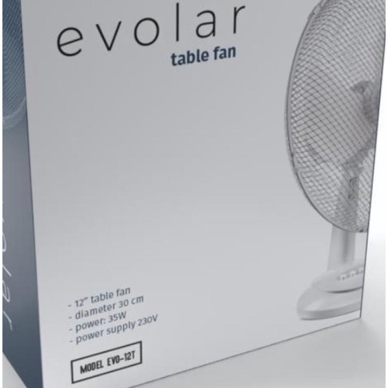 Tafelventilator Merk ‘Evolar’