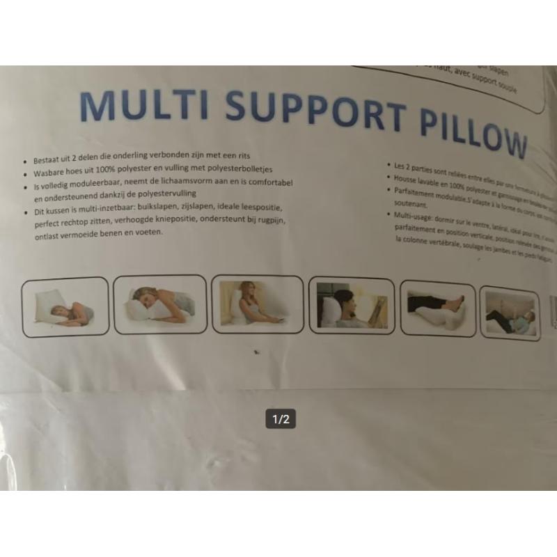 Multi inzetbaar hoofdkussen