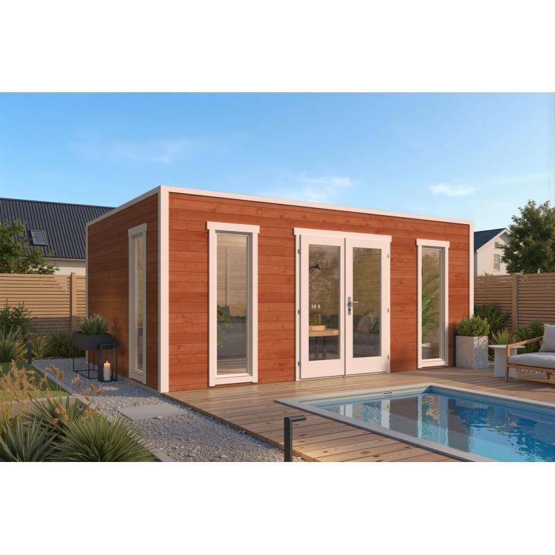 Blokhut - Tuinhuis Marco | 28 mm | vuren onbehandeld